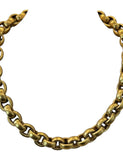 Bold Vintage Gold Chain Necklace